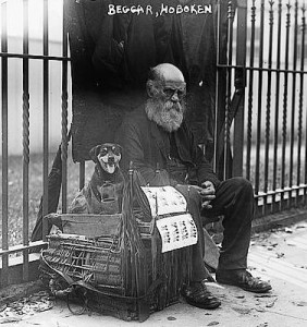 great depression beggar